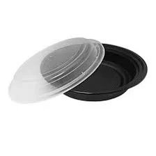 Round Black Containers