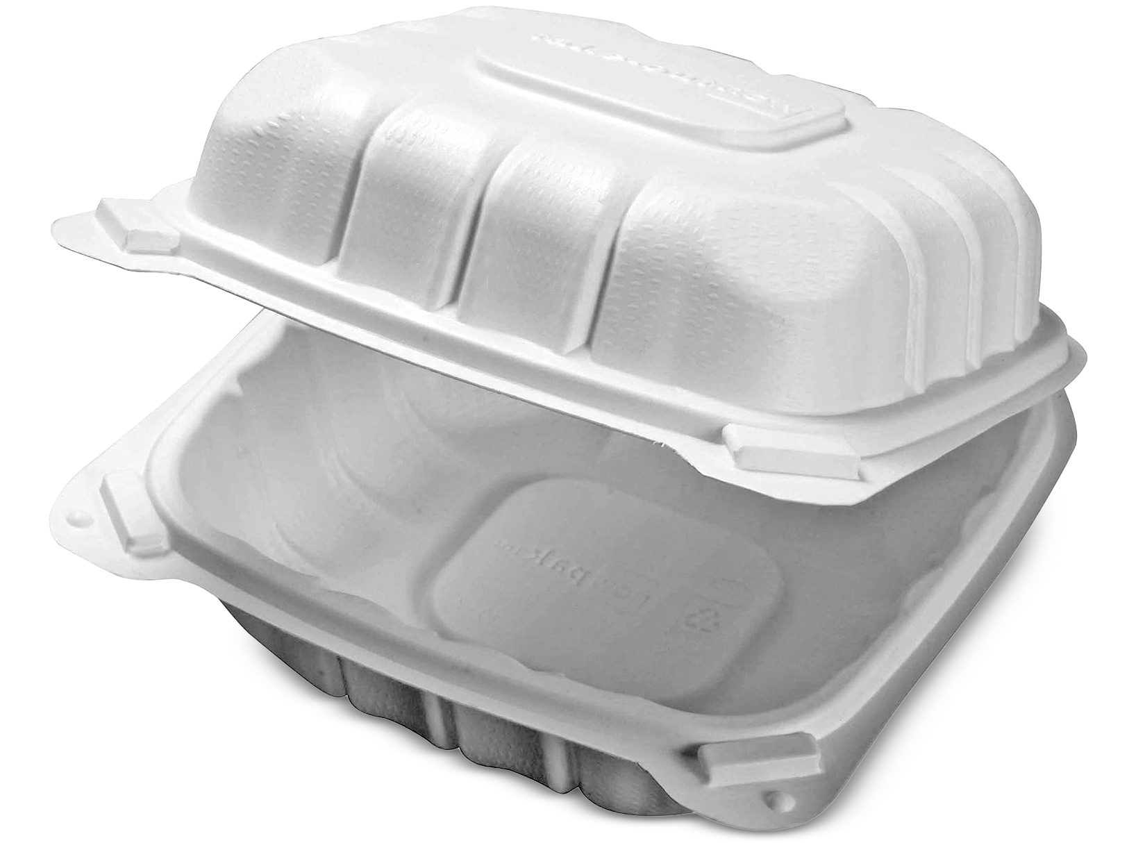 To-Go Gladway 6"x9" Hinged Hoagie Container - Plastic